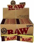 Raw Rolling Paper Tips Box of 50 packs- RAW ROACHES FULL BOX OF 50 BOOKLETS by RAW