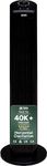 Zuvo 30" Tower Fan for Bedroom | Quiet Bladeless Oscillating Standing Fan, 3 Speeds, 90° Wide Oscillation, 2-Hour Timer | Home, Living Room & Office | Black
