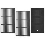 BBQration 17" Cooking Grates and Griddle for Charbroil Tru-Infrared 4-Burner Grill 463242716 463242715 466242716 463257520 463276016 463276016 Charbroil Grill Replacement Parts