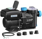 DEWENWILS Fluxa™ 3.0HP Variable Speed Pool Pump, Full-Color Touchscreen