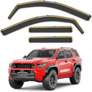 in-Channel Window Visors Rain Guards for Toyota 4Runner 2025-2026