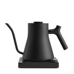 Fellow Stagg EKG Pro Electric Gooseneck Kettle - Pour-Over Coffee, Tea, Quick Heating, Precise Temperature Control, Scheduling, Built-in Brew Timer - Matte Black, 0.9 L, UK