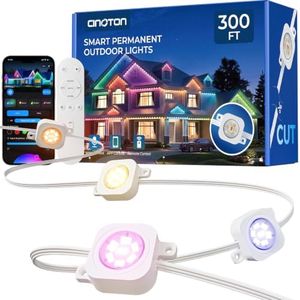 CINOTON Permanent Outdoor Lights 2 Pro, 300ft with 180 RGBCW LED Lights