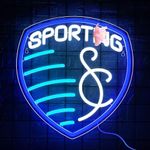 Sporting KC Neon Light,Kansas City Neon Sign,KC Soccer Neon Light for Football field,Garage Decor Man Cave University Dormitory Bar Club Shop Wall Great Gift(237)