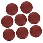 Heyiarbeit 8Pcs 12Inch PSA Sanding Discs 80 Grit NO-Hole Loop Sanding Disc with Adhesive Back Sandpapers for Polishing Furniture Wood