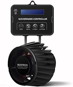 Aquarium Wave Maker With Controller, 3400 GPH DC Circulation Pump, Ultra-Quiet Fish Tank Powerhead with Magnetic Mount Suction for 60-120 Gal Freshwater Saltwater Tank