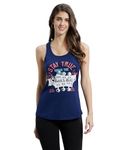 Jockey Women's Regular Fit Vest Top (AW52_Imperial Blue_Small)