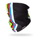 Ruffnek CYCLING WORLD CHAMPION RAINBOW DESIGN Multifunctional Headwear/Neckwarmer/Snood Cycle Scarf for men, women & children