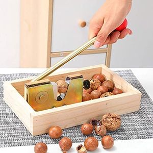 Manual Nutcracker Nut Tongs, Macadamia Nut Cracker Adjustable Heavy Duty Pecan Nut Cracker Opener Tool For Walnuts Chestnuts Pecans Hazelnuts Almonds