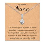 YSSHIN Nana Necklace Gifts from Granddaughter, Birthday Christmas Gifts for Nana