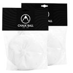 Psychi Chalk Ball for Rock Climbing Gymnastics Weightlifting Pole Dancing (2x Ball)