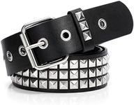 XZQTIVE Studded Belt Metal Punk Roc