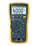 FLUKE 117 True Rms Digital Multimeter W/C115 Carry Case & Test Leads