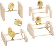 Navaris Chicken Wooden Perch Set of