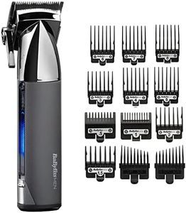 BaByliss Super-X Metal Professional Hair Trimmers 13 Piece Set Charcoal Grey E996E