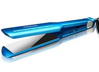 Nano Titanium Hair Straightener, 1.7" Wide Flat Iron for All Hair Types, MCH Straightening Iron for Fast Straightening, Flat Iron Hair Straightener with 5 Temp, Hair Iron with Dual Voltage