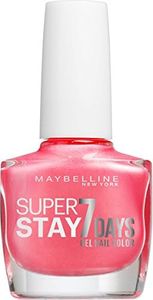 Maybelline New York Super Stay 7 Days Finish - Esmalte de uñas de gel Forever Strong, color rosa y tornado con fijación ultra fuerte sin lámpara UV, 1 x 10 ml