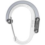 GEAR AID HEROCLIP Carabiner Clip and Hook (Large) for Camping, Backpack, Organization, and Garage, Shade of Gray