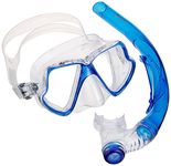 Mares Zephir 411769GURBLCL Adult Mask and Snorkel Set, Blue
