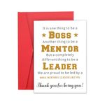 Boss Day Gifts for Women Men Boss Day Cards Funny Boss Gifts for Men Office Thank You Gifts for Boss Female Male Boss Lady Gift for Women Office Boss Birthday Gift Farewell Boss Appreciation Christmas