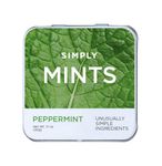 Simply Mints | Peppermint Breath Mints | Pack of Six (270 Pieces Total) | Breath Freshening, Vegan, Non Gmo, Nothing Artificial