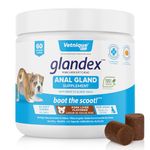 Glandex Anal Gland Soft Chew Treats with Pumpkin for Dogs Chews with Digestive Enzymes, Probiotics Fiber Supplement for Dogs – Vet Recommended - Boot The Scoot (Pork Liver, 60ct Chews)