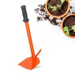 Cinagro Garden Hoe with Prong 16 inches Handle, Gardening Tool for Easy Soil Cultivation and Weed Removal - Pack of 1