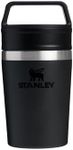 STANLEY 1913 Cafe to-Go Travel Mug 0.23L - Keeps 3 Hours Hot - 4 Hours Cold - Stainless Steel Thermal Mug - Dishwasher Safe - Easy-Carry Handle - Insulated Coffee Cup - Black