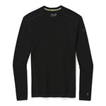 Smartwool Men's Merino 250 Baselayer Crew Boxed Thermal Tops - Black, Large