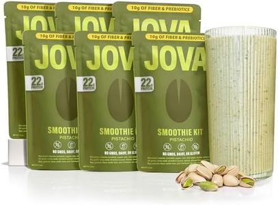 JOVA Nutritious Meal Replacement Shake | 21g Protein, 10g Fiber, 4g Sugar (Whole Foods: Oats, Pistachio, Collagen, Hemp Seed, Coconut, Honey, Vanilla Bean & Sea Salt), Pistachio 6-Pack