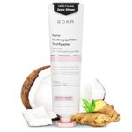 Boka Fluoride Free Toothpaste - Nano Hydroxyapatite, Remineralizing, Sensitive Teeth, Whitening- Dentist Recommended for Adult, Kids Oral Care- Coco Ginger Natural, 120ml (Pack of 1)- US Manufactured