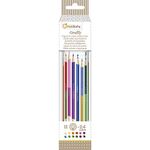 Avenue Mandarine - Ref CC032O - Double-Ended Coloured Pencils (Pack of 12) - Metal Case for Easy Transport Included, 24 Colours Total, Complies With CE Standards