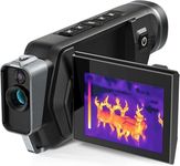 Teslong 2 in 1 Thermal Monocular 256x192, 11mm Focal Lens Thermal Imaging Camera with 3.5 Inch Screen for Hunting, Outdoor Camping, Travel, Inspection for Circuit Break, Leak