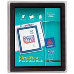 Avery Flexi-View Presentation Book, Black, 24 Page Book (47690)