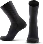 MudGear Ruck Socks - Boot Height, Merino-wool - Military, Tactical, Work, All Black, Medium