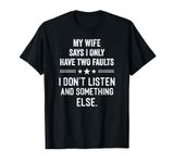 My Wife Shirts For Men Funny Husband Gifts T-Shirt