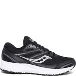 Saucony Women's Cohesion 13 Walking Shoe, Black | White, 7 UK