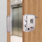 Godrej Centaur Rim Lock I World's 1st Dual Motion Lock | Ultra XL+ Technology| 4 Keys | 1CK Latch Lock for Main & Safety Door I Suitable for Single & Double Wooden Door I Satin Nickel Finish