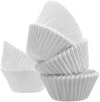 BIG BOX White 100 Piece Paper Cupcake Muffin Liners, Greaseproof, Baking Cups, Standard Size