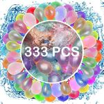 333 PCS Water Balloons, Rapid-Filling Self-Sealing Water Balloons Colorful Balloons Water Bomb Balloons, Splash Water Balls Summer Fun Outdoor Toys