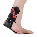 KONMED AFO Drop Foot Brace Orthosis Ankle Foot Support With Comfortable Inflatable Airbag for Hemiplegia Stroke Shoes Walking (M, Right Foot)