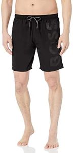 BOSS Men's Orca Swim Trunk, Black Tar, Medium