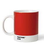 Copenhagen Design 101032035 PANTONE Mug, coffee/tea cup, fine china (ceramic), 375 ml, red, 2035 C, Porcelain, One size