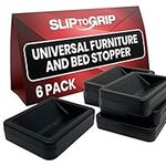 SlipToGrip Bed and Furniture Stopper (6 Pack Black)