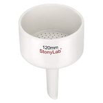 StonyLab Porcelain Buchner Funnel 120 mm, Porcelain Buchner Filter Funnel OD 12 cm for Laboratory