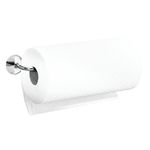 InterDesign Classico Paper Towel Holder for Kitchen, Bathroom - Wall Mount/Under Cabinet, Chrome