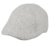 Fashionable Solid Color Unisex Duck Bill Newsboy Ivy Cap, Lt Gray, Small