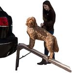 Pet Gear Free Standing Pet Ramp for Cats and Dogs, No Assembly Required, Easy Fold for Storage or Travel, Portable