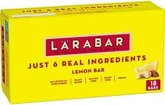 Larabar Lemon Bar, Gluten Free Vegan Fruit & Nut Bars, 1.6 oz bars, 18 ct