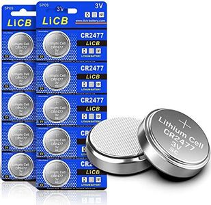 LiCB CR2477 3V Lithium Battery (Pack of 10)